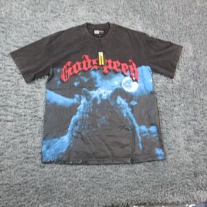 Godspeed Shirt Mens Medium Black Rarity Collection Skull Graphic Tee 33of555 NWT